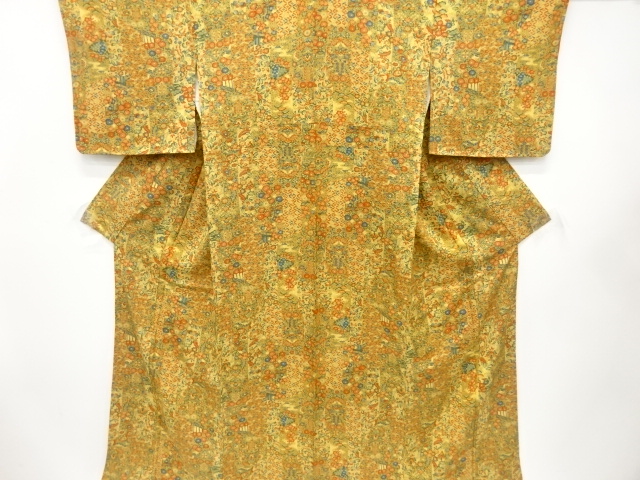 JAPANESE KIMONO / KOMON / UNUSED / CLASSICAL PATTERN